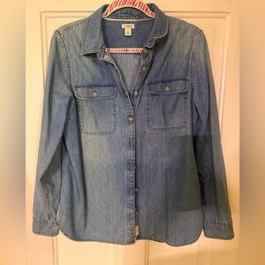 L.L. Bean Denim Blue Shirt
